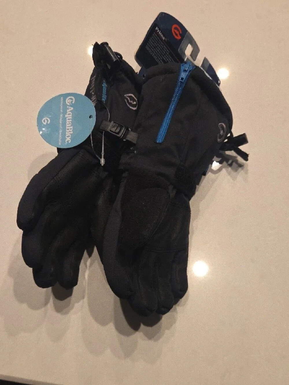 Gordini Kids Black Insulated Gloves